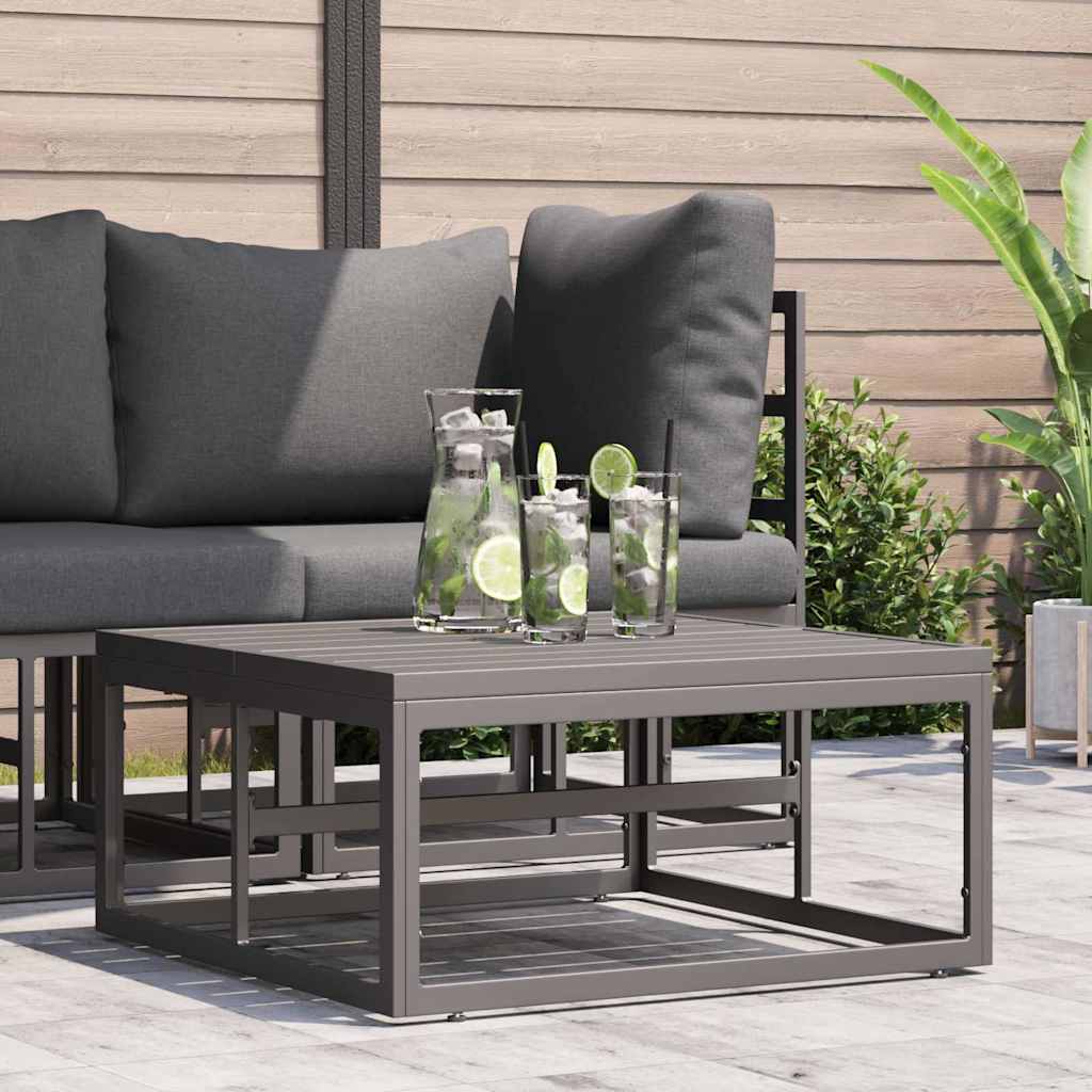 Outdoor Furniture Black 70 X 70 X32 Cm Metal