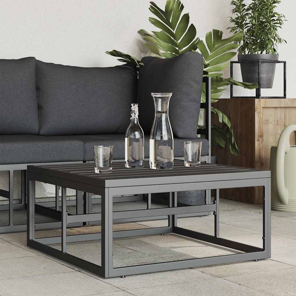 Outdoor Furniture Black 70 X 70 X32 Cm Metal