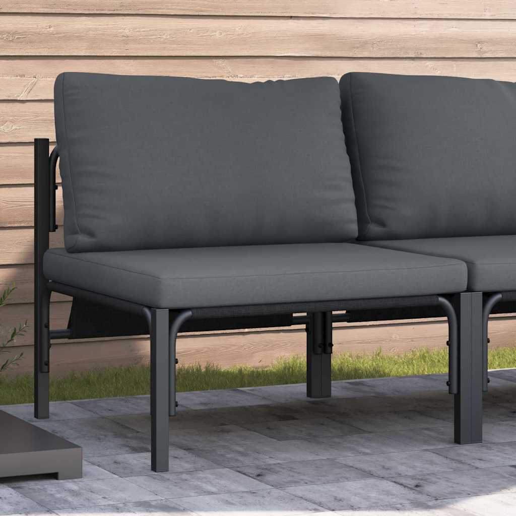 Outdoor Furniture Anthracite 70 X 70.5 X 32 Cm Steel