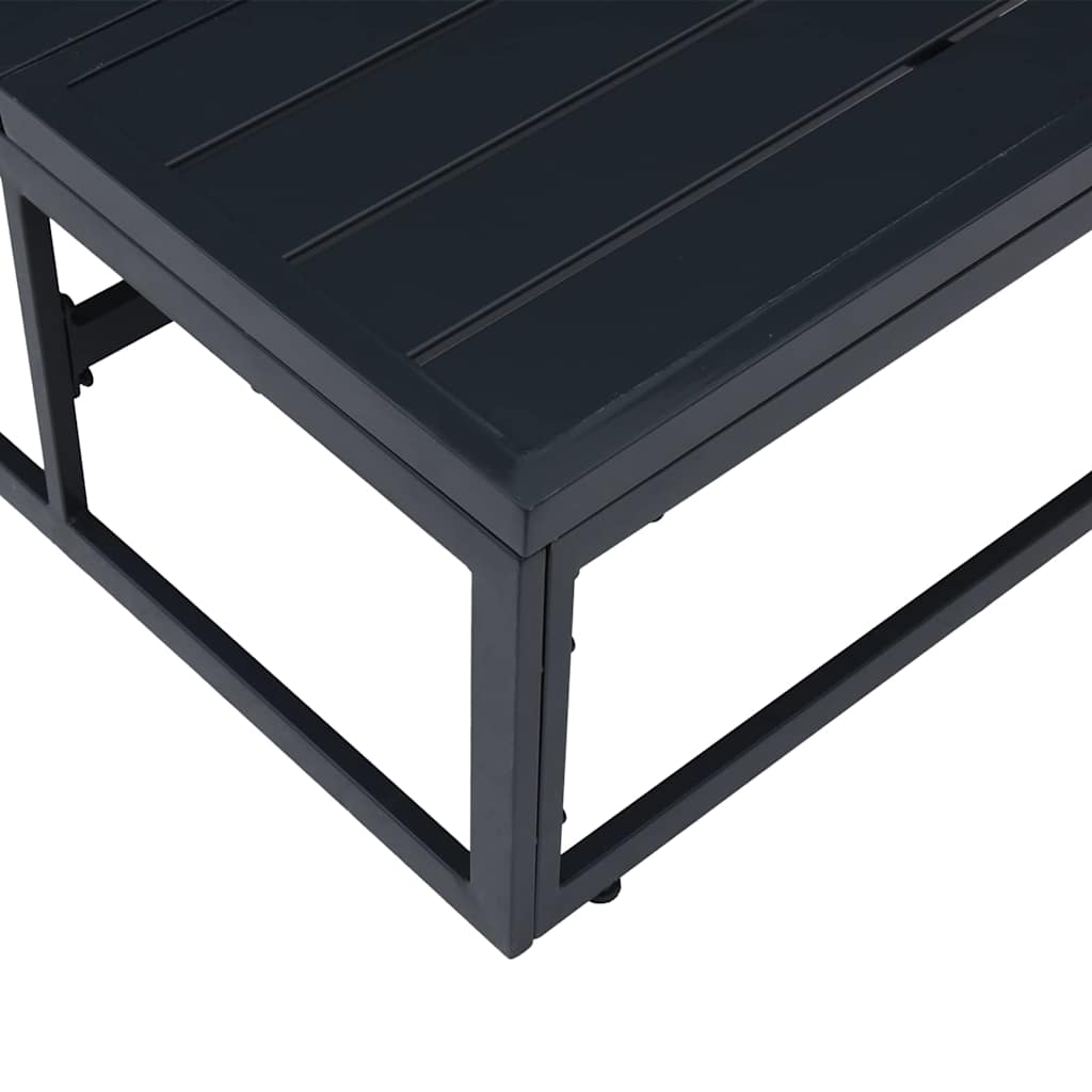 Outdoor Furniture Anthracite 70 X 70.5 X 32 Cm Steel