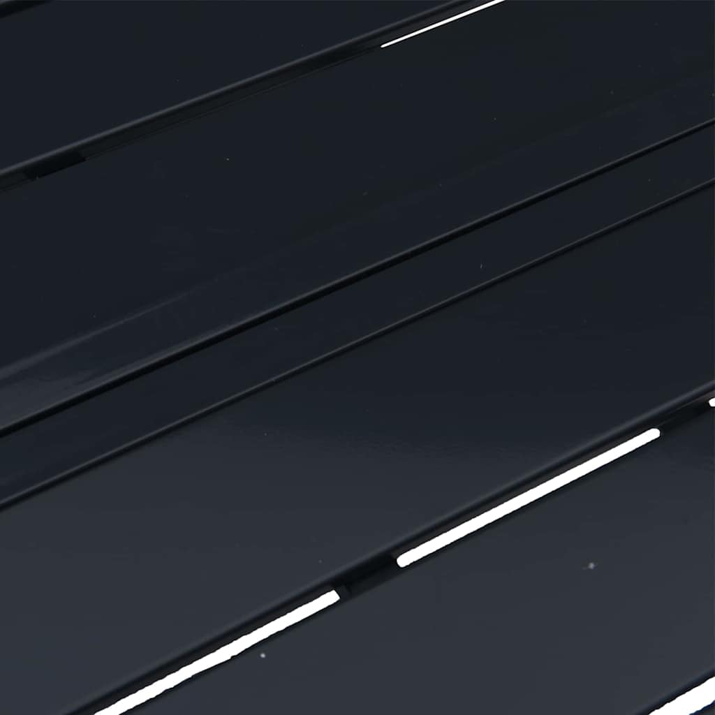 Outdoor Furniture Anthracite 70 X 70.5 X 32 Cm Steel