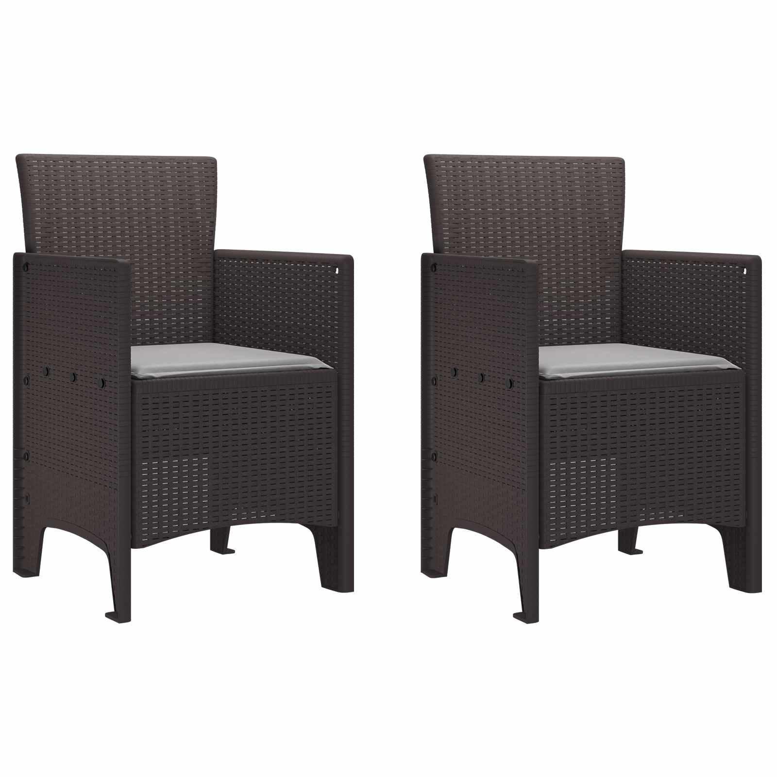 Garden Chair 4 Pcs 53 X 49 X 85 Cm Polypropylene