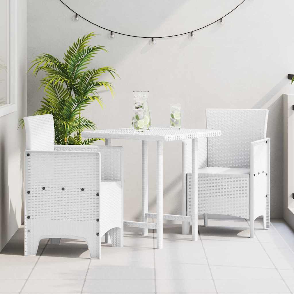 Garden Chair 4 Pcs 53 X 49 X 85 Cm Polypropylene