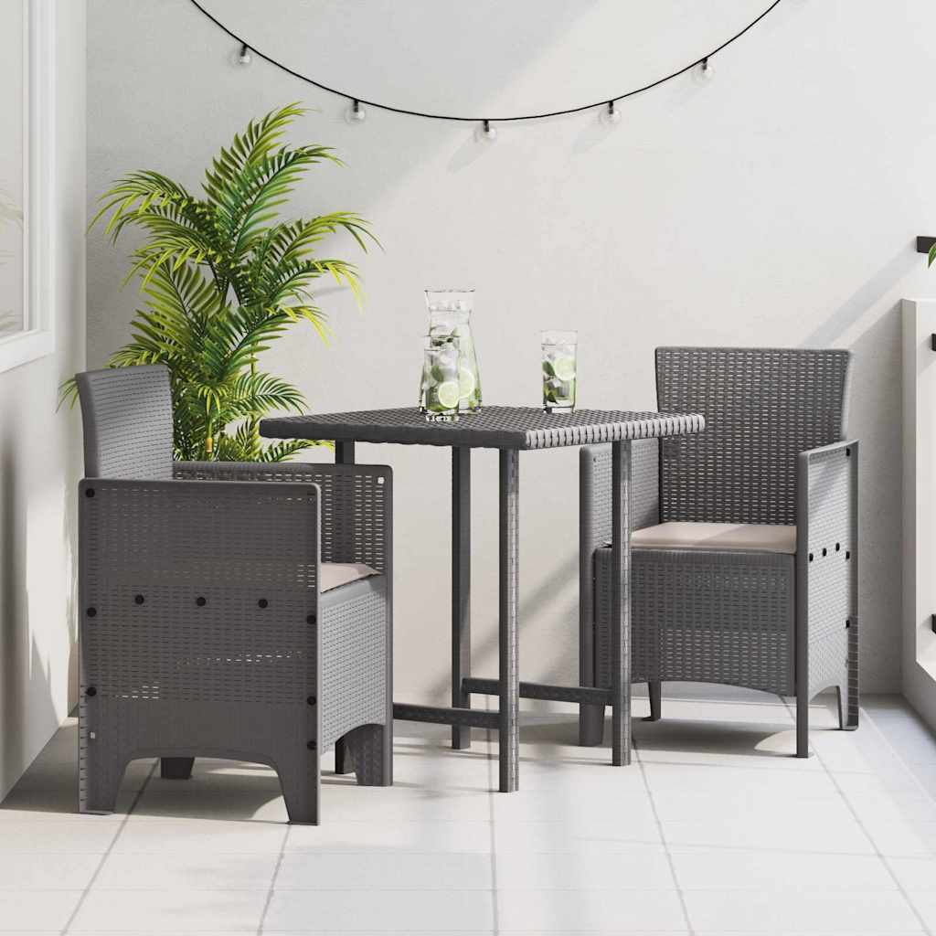 Garden Chair 4 Pcs 53 X 49 X 85 Cm Polypropylene