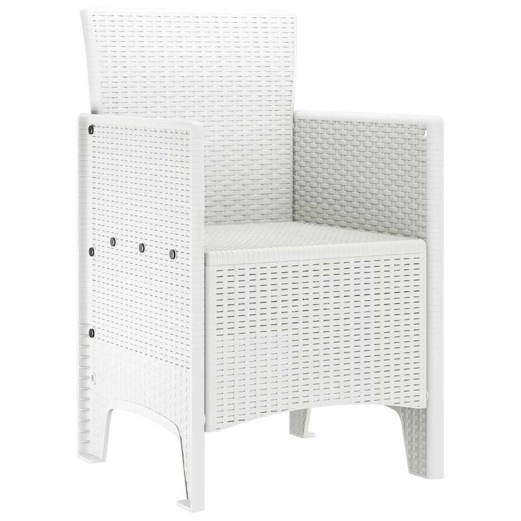 Garden Chair 4 Pcs 53 X 49 X 85 Cm Polypropylene