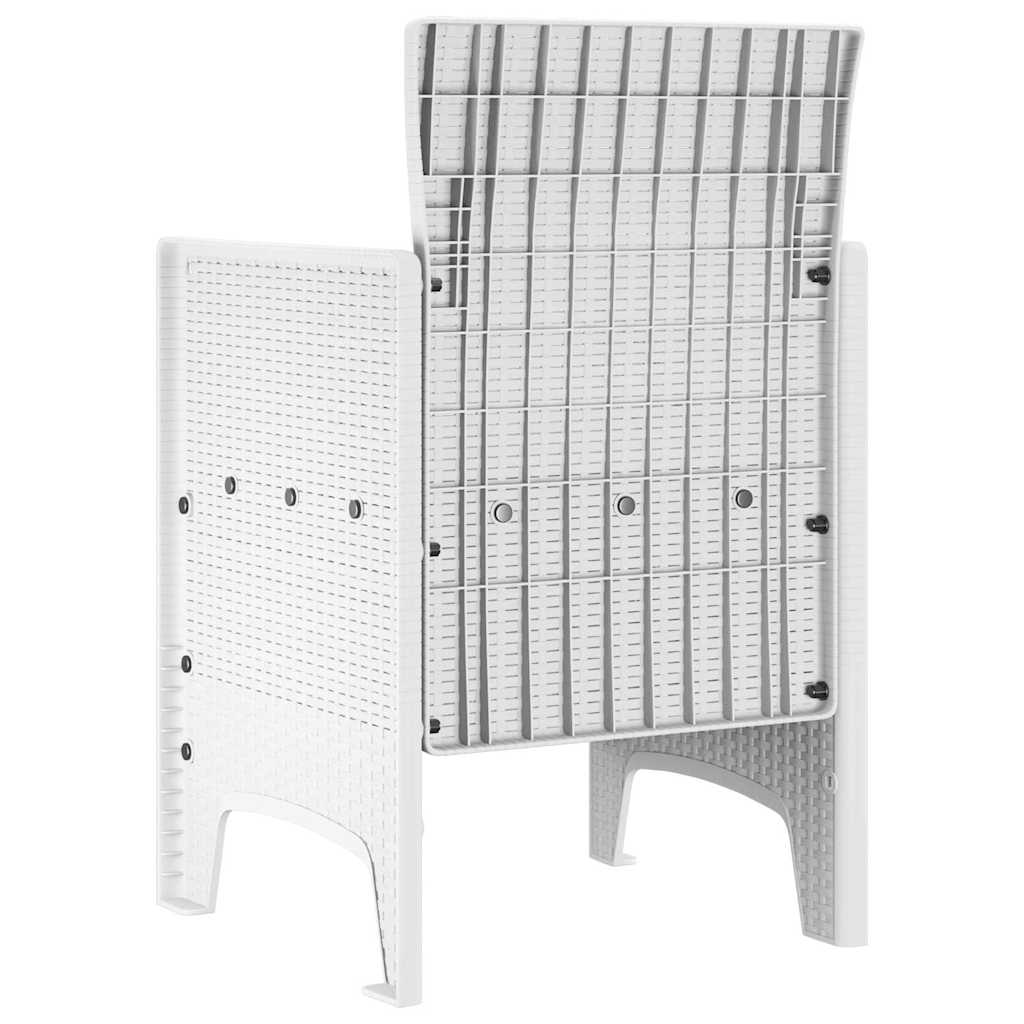 Garden Chair 4 Pcs 53 X 49 X 85 Cm Polypropylene