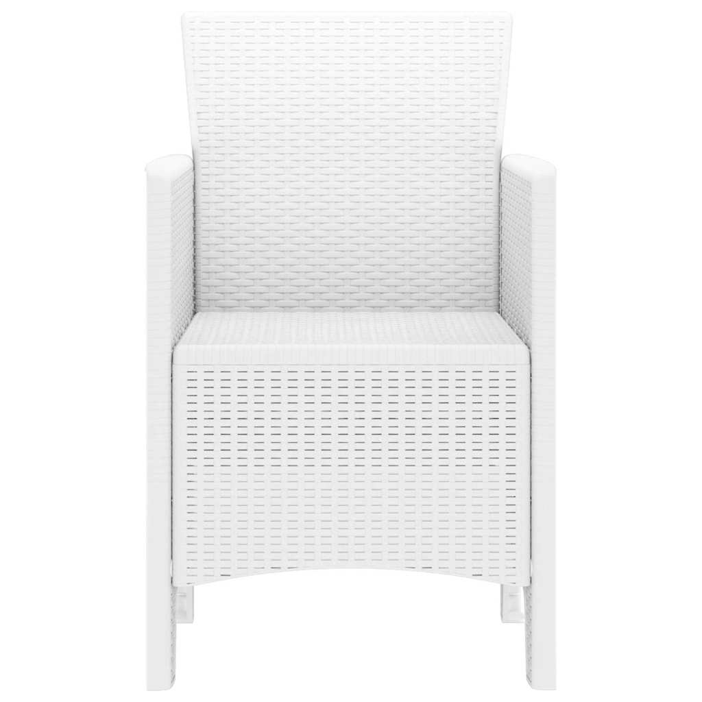 Garden Chair 4 Pcs 53 X 49 X 85 Cm Polypropylene