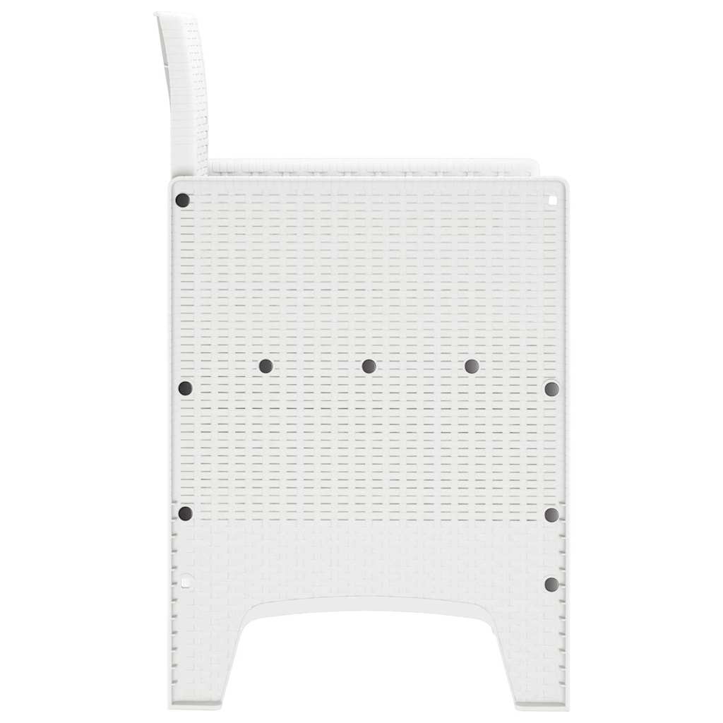 Garden Chair 4 Pcs 53 X 49 X 85 Cm Polypropylene
