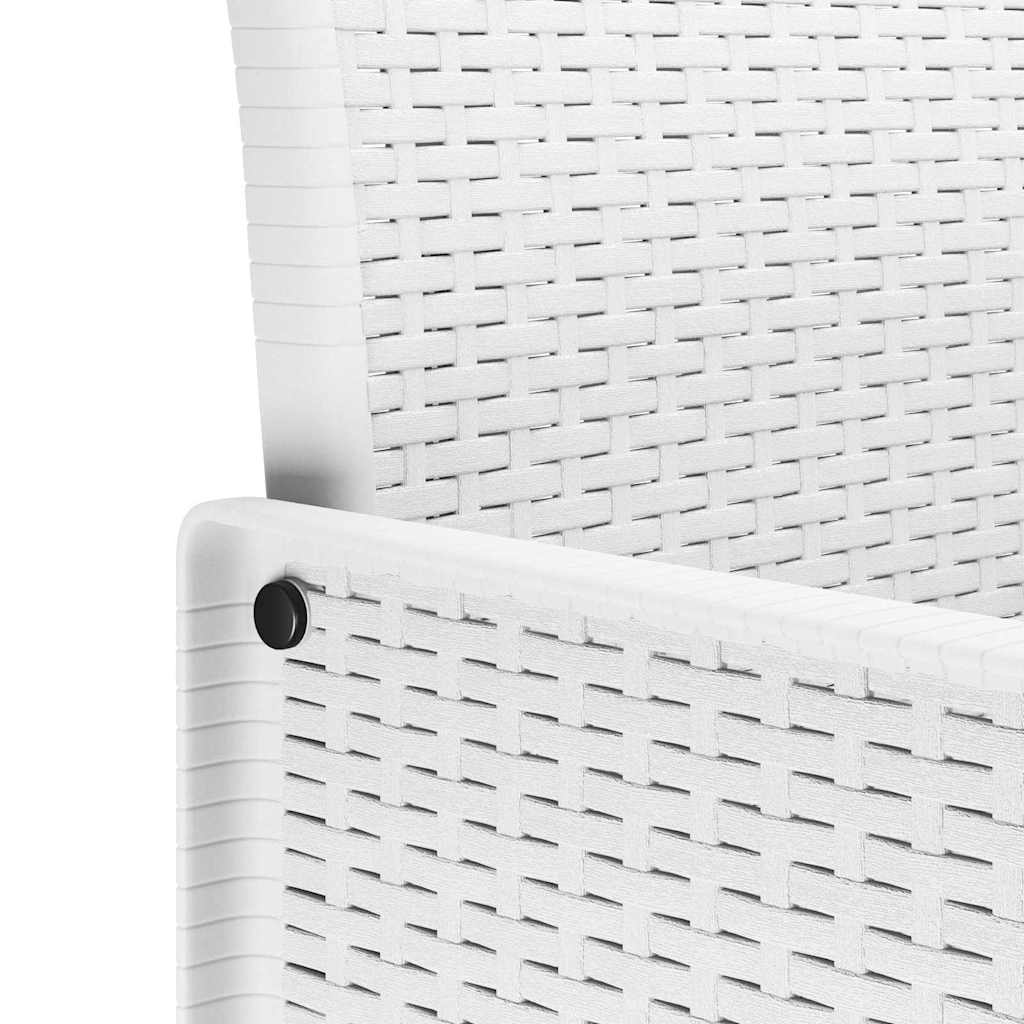Garden Chair 4 Pcs White 53 X 49 X 85 Cm Polypropylene