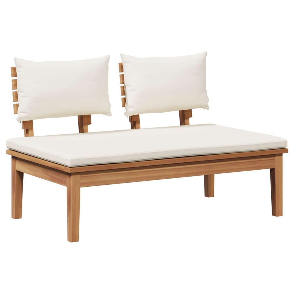 Outdoor Furniture Set 5 Piece Garden Sofa Brown Cream Patio Lounge Adjustable 11