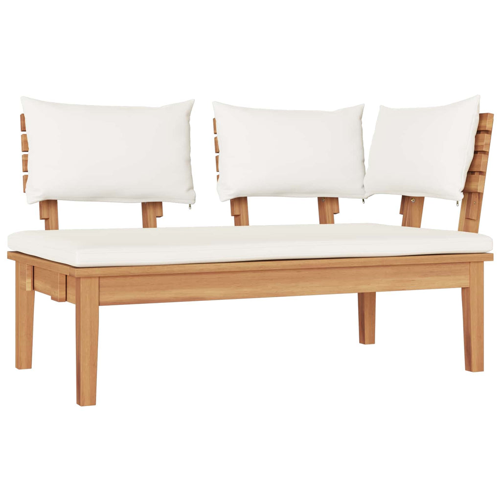 Outdoor Furniture Set 5 Piece Garden Sofa Brown Cream Patio Lounge Adjustable 11