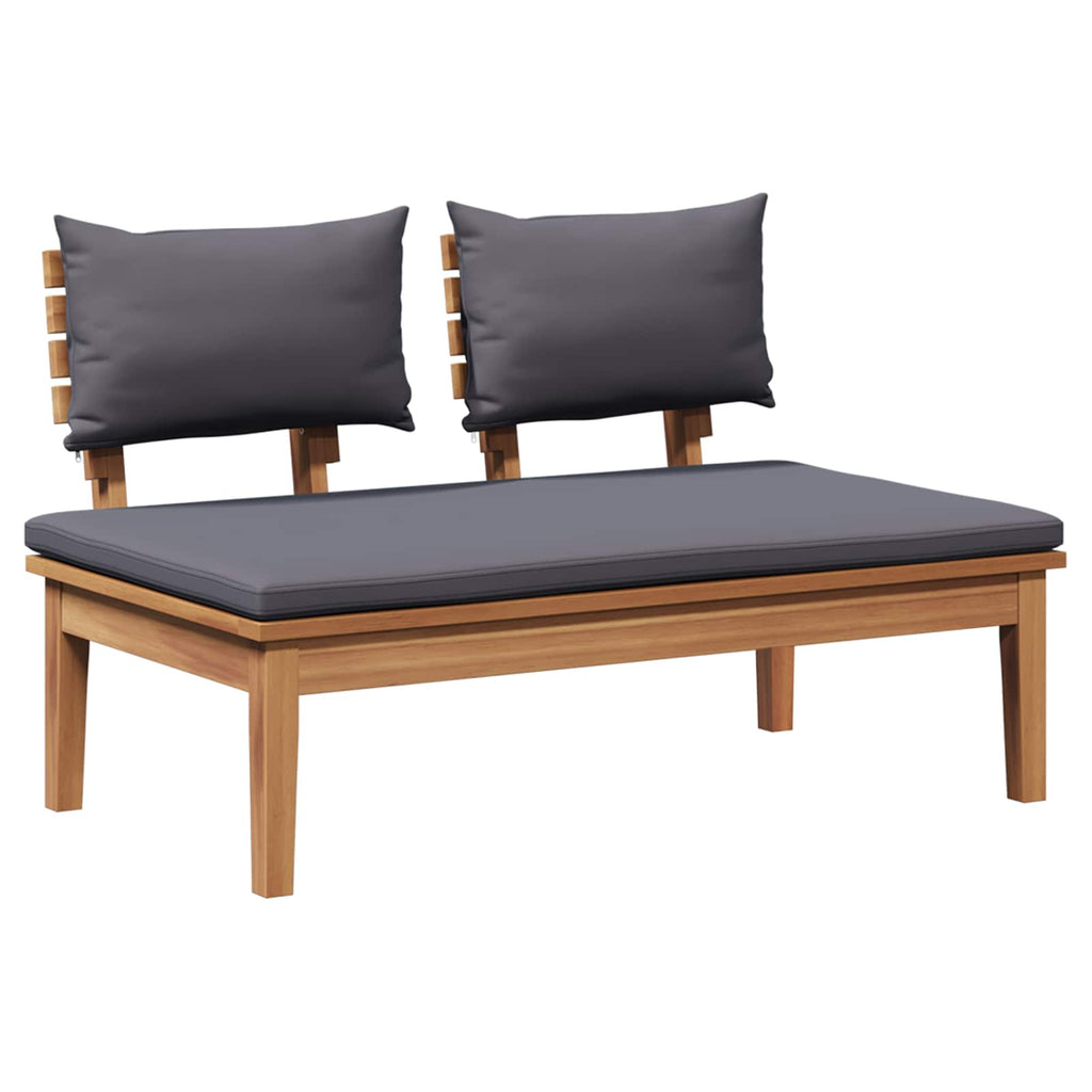 Outdoor Furniture Set 5 Piece Garden Sofa Brown Cream Patio Lounge Adjustable 11