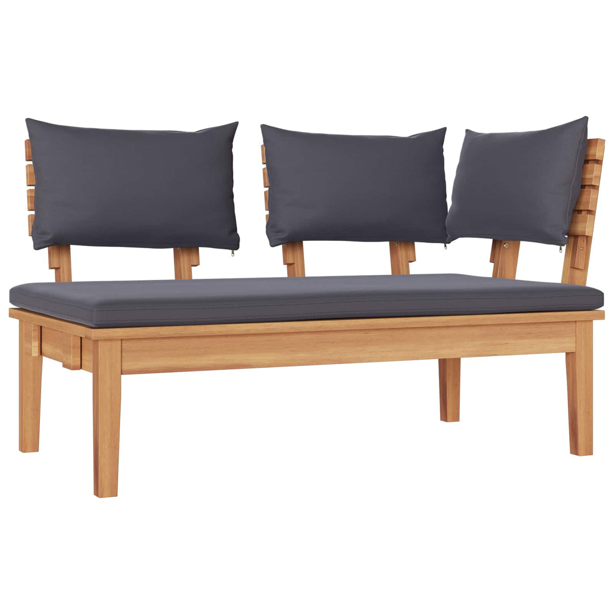 Outdoor Furniture Set 5 Piece Garden Sofa Brown Cream Patio Lounge Adjustable 11