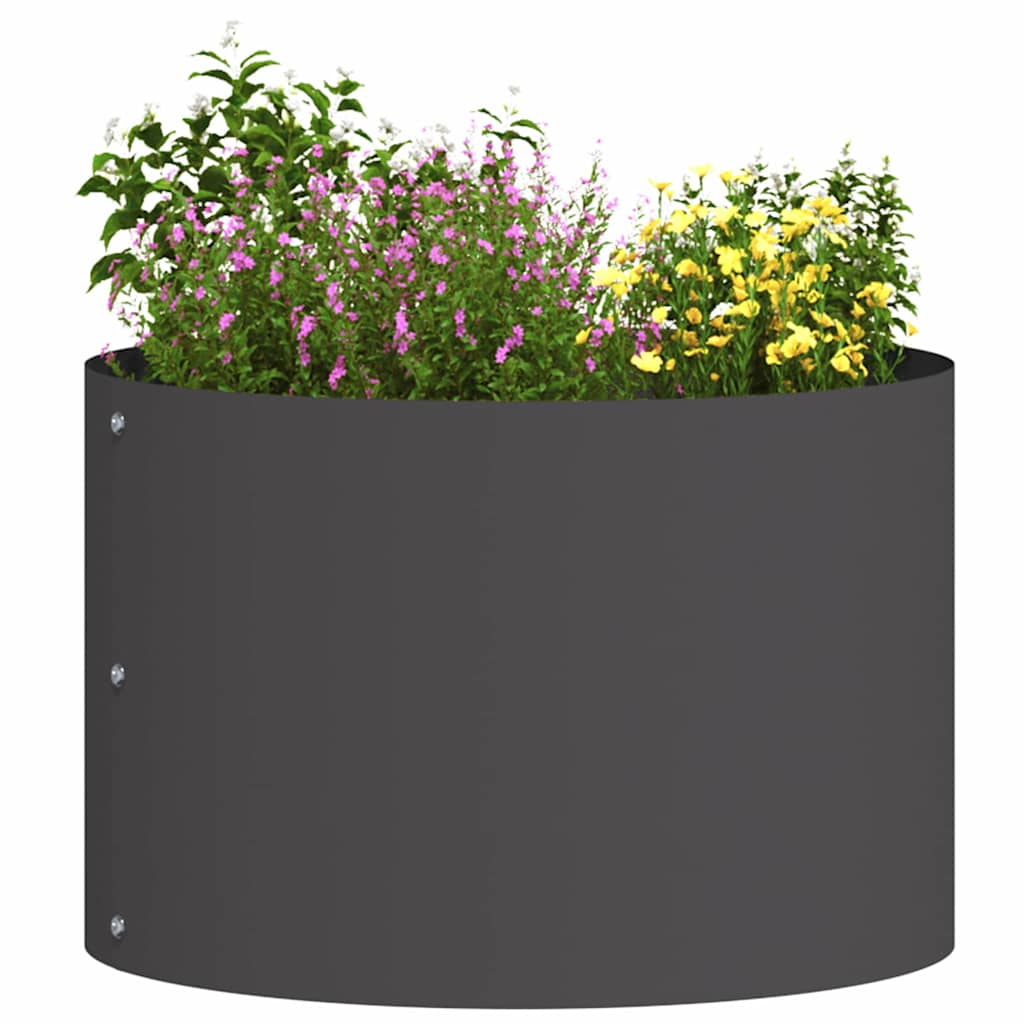 Planter Ring Brown 120 X 120 X 20 Cm Weathering Steel