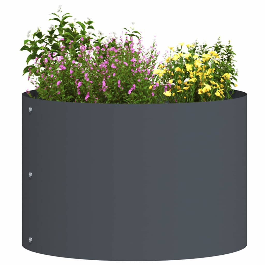 Planter Ring Brown 120 X 120 X 20 Cm Weathering Steel