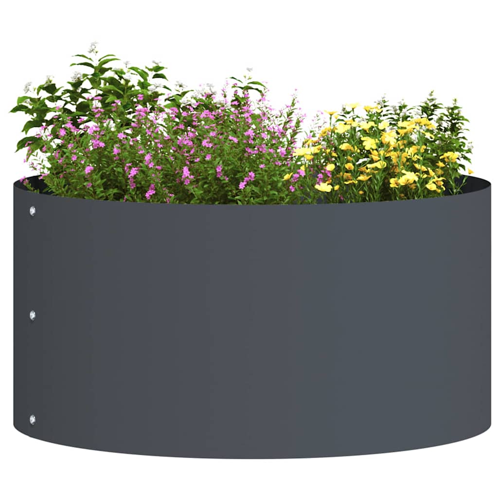Planter Ring Brown 120 X 120 X 20 Cm Weathering Steel
