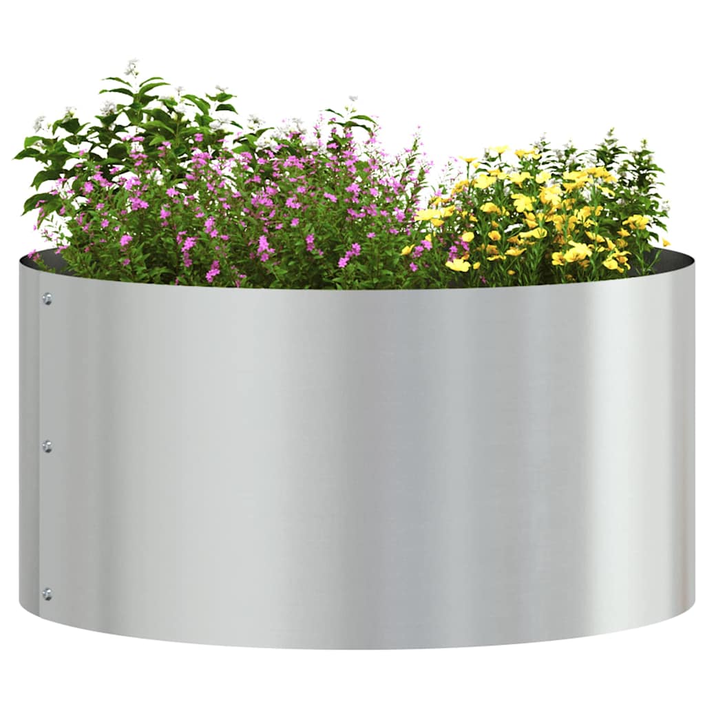 Planter Ring Brown 120 X 120 X 20 Cm Weathering Steel
