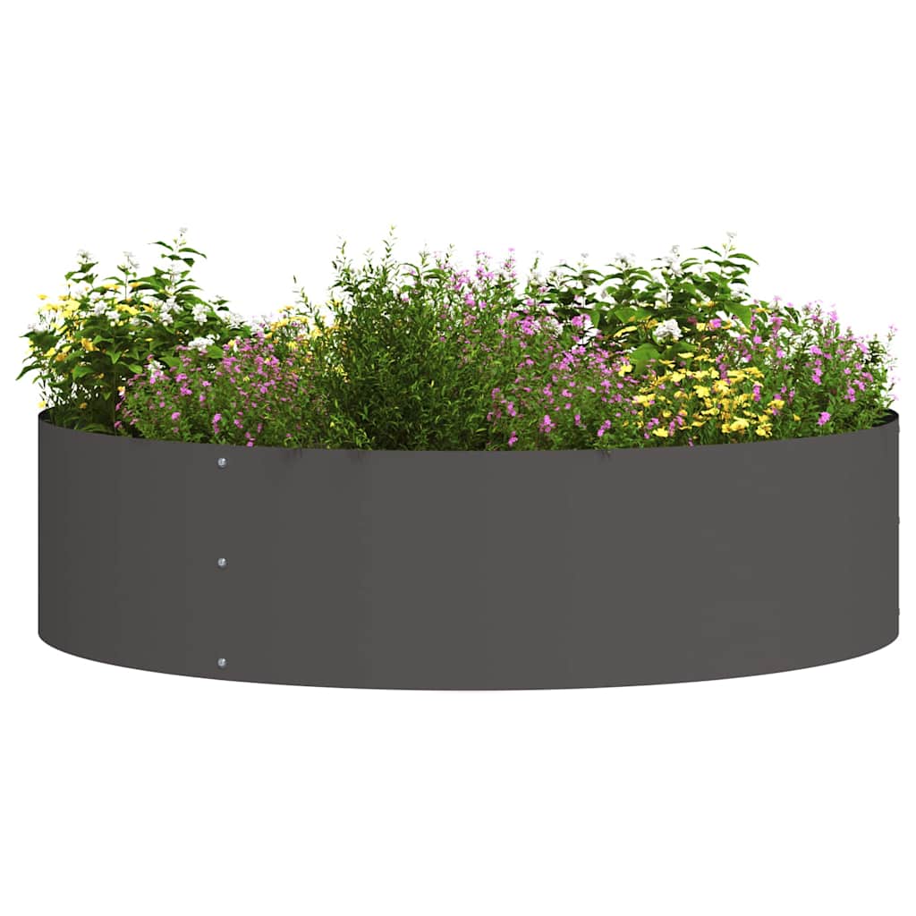 Planter Ring Brown 120 X 120 X 20 Cm Weathering Steel