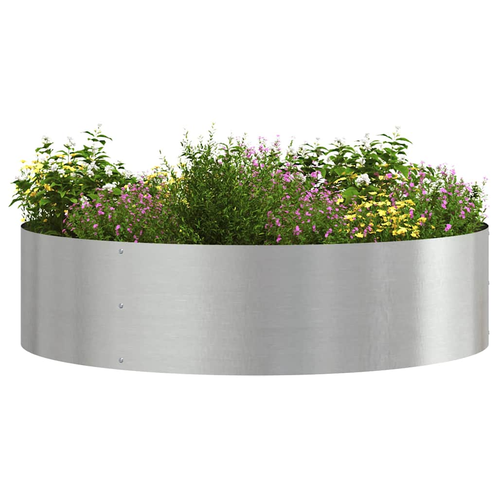 Planter Ring Brown 120 X 120 X 20 Cm Weathering Steel