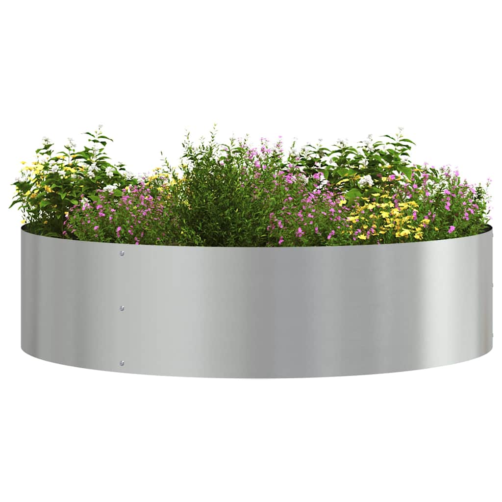 Planter Ring Brown 120 X 120 X 20 Cm Weathering Steel