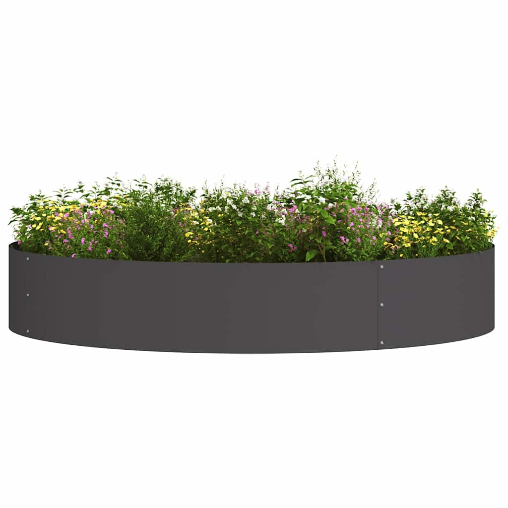 Planter Ring Brown 120 X 120 X 20 Cm Weathering Steel