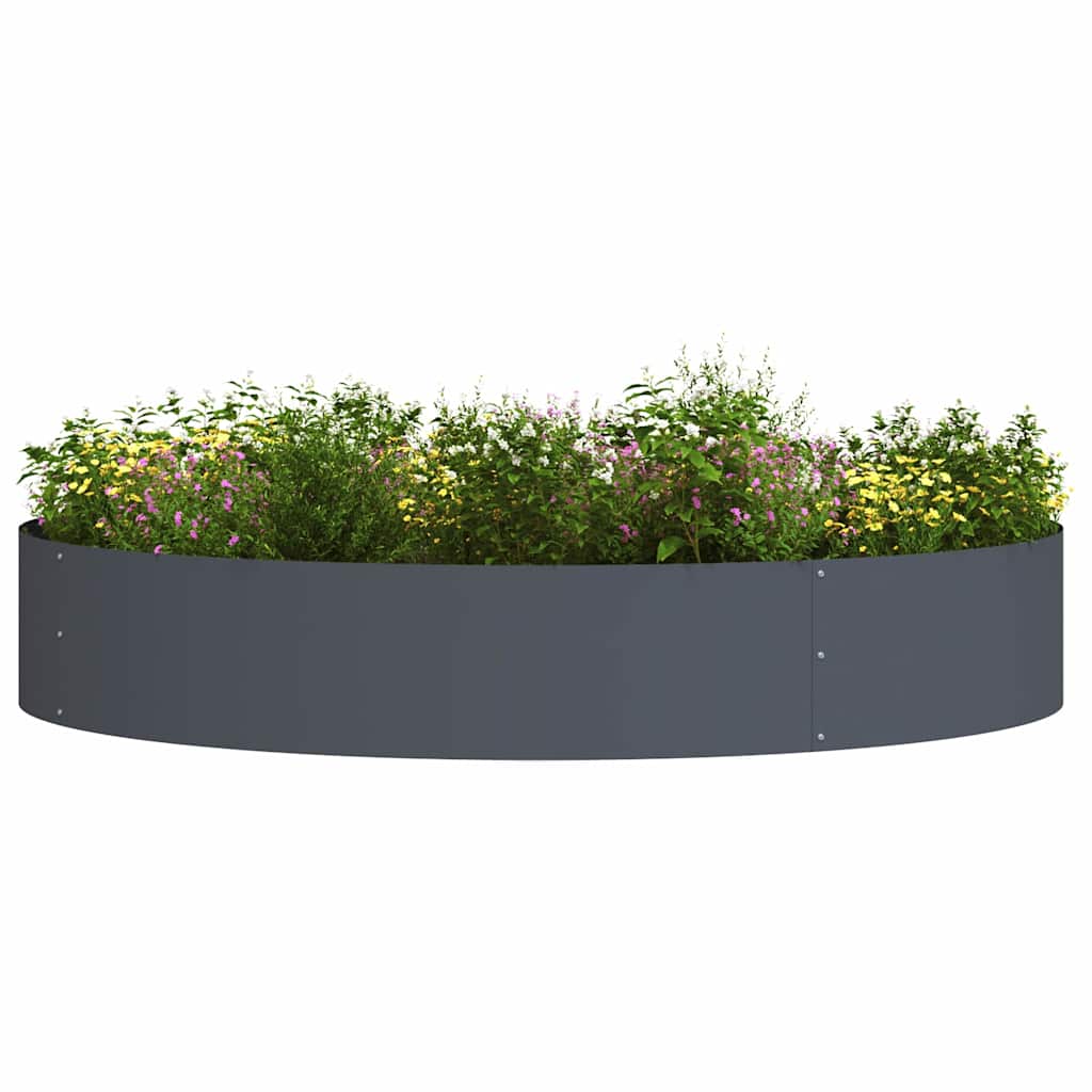 Planter Ring Brown 120 X 120 X 20 Cm Weathering Steel
