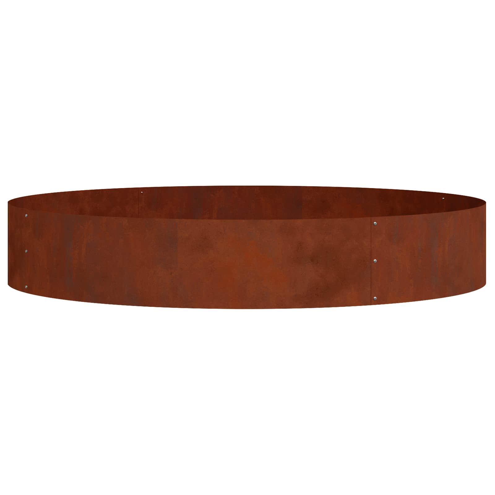 Planter Ring Brown 120 X 120 X 20 Cm Weathering Steel