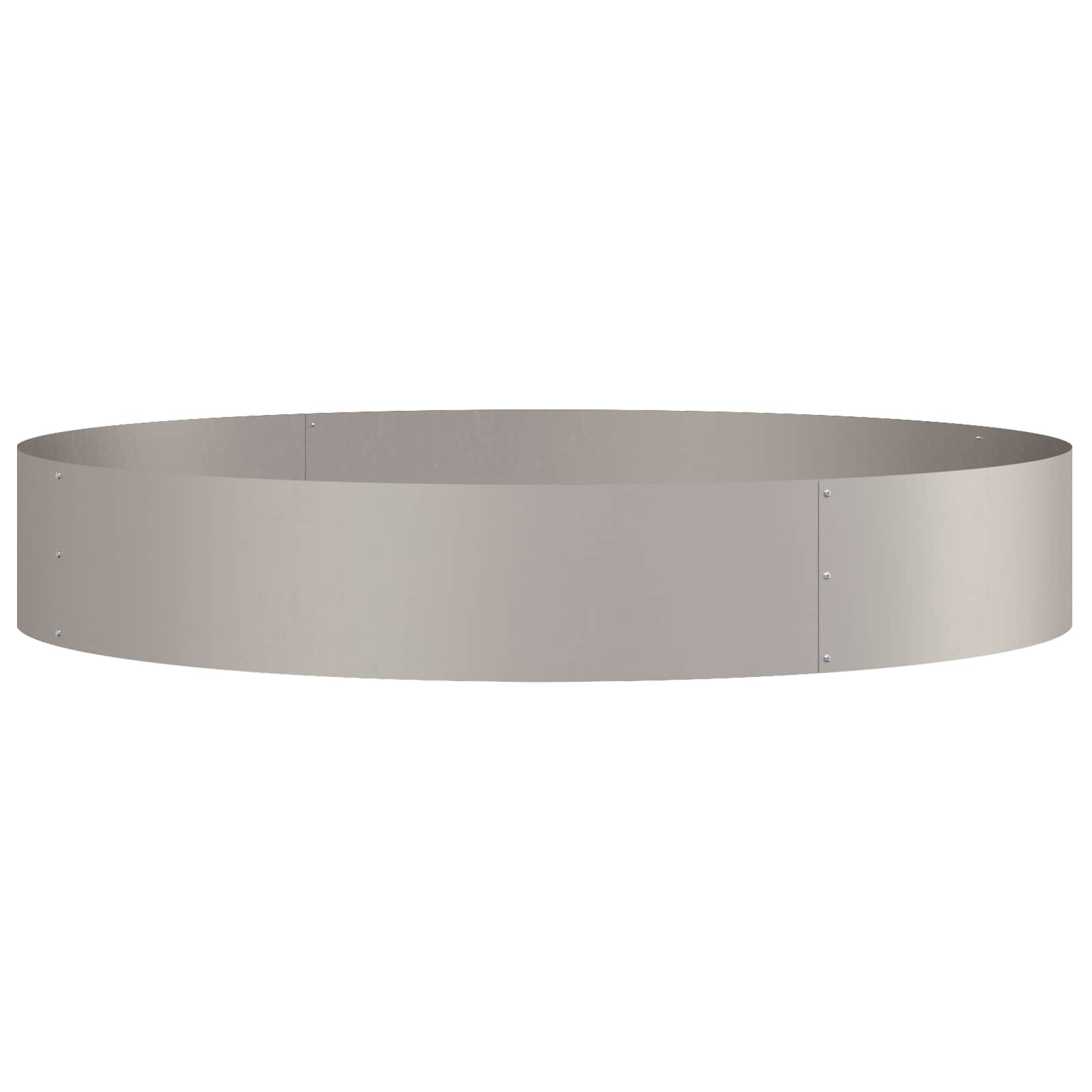 Planter Ring Brown 120 X 120 X 20 Cm Weathering Steel