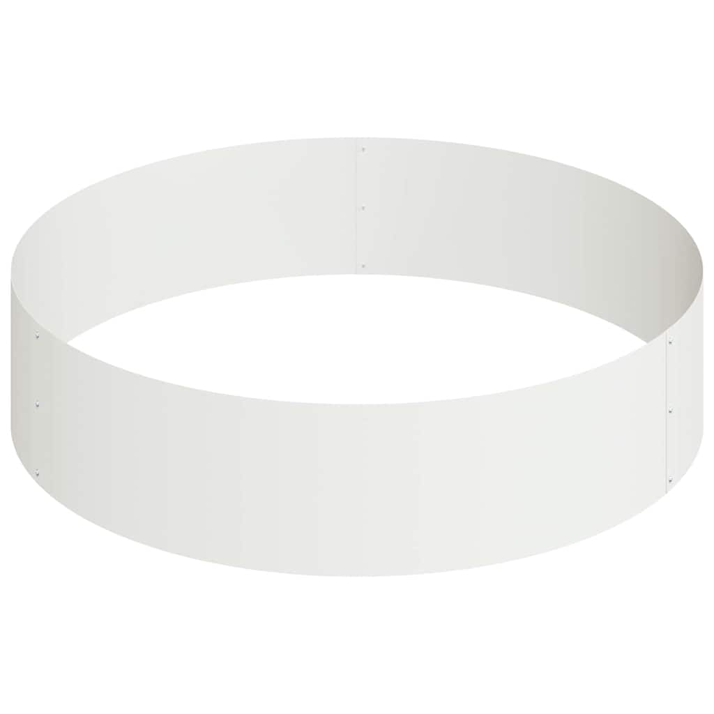 Garden Planter Silver 90 X 90 X 20 Cm - Model 873649