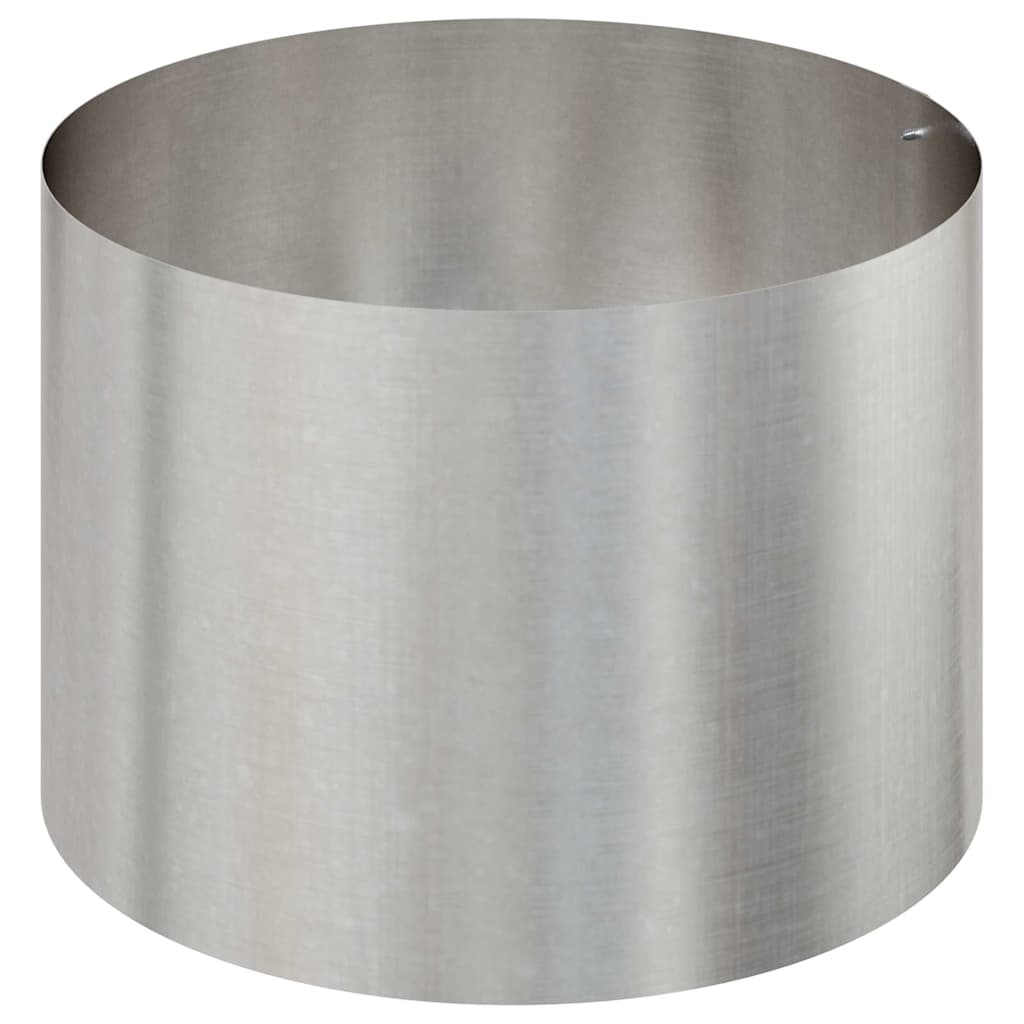 Garden Planter Silver 90 X 90 X 20 Cm