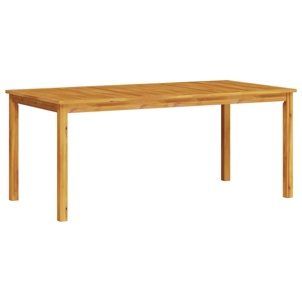 Garden Dining Set Folding 7 Pcs Brown Solid Acacia Wood