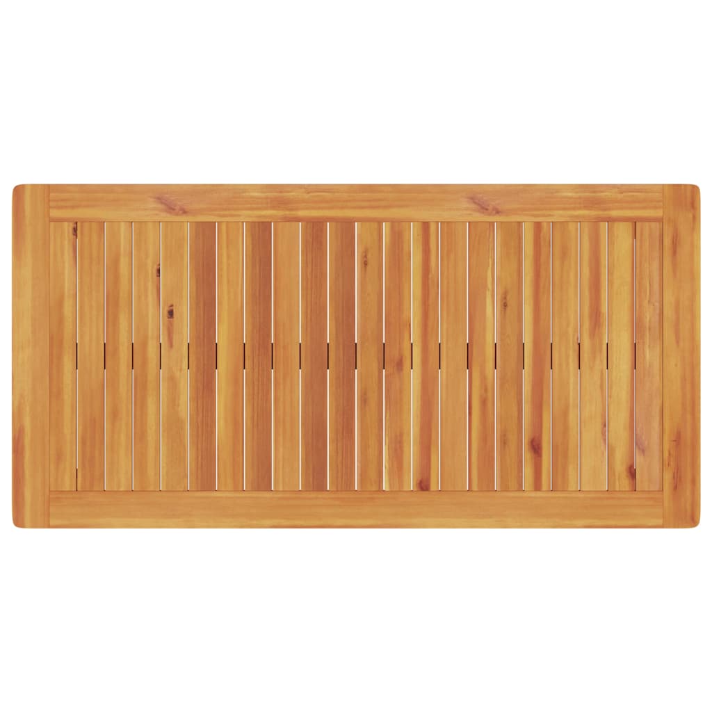 Garden Dining Set 3 Pcs Brown Solid Acacia Wood