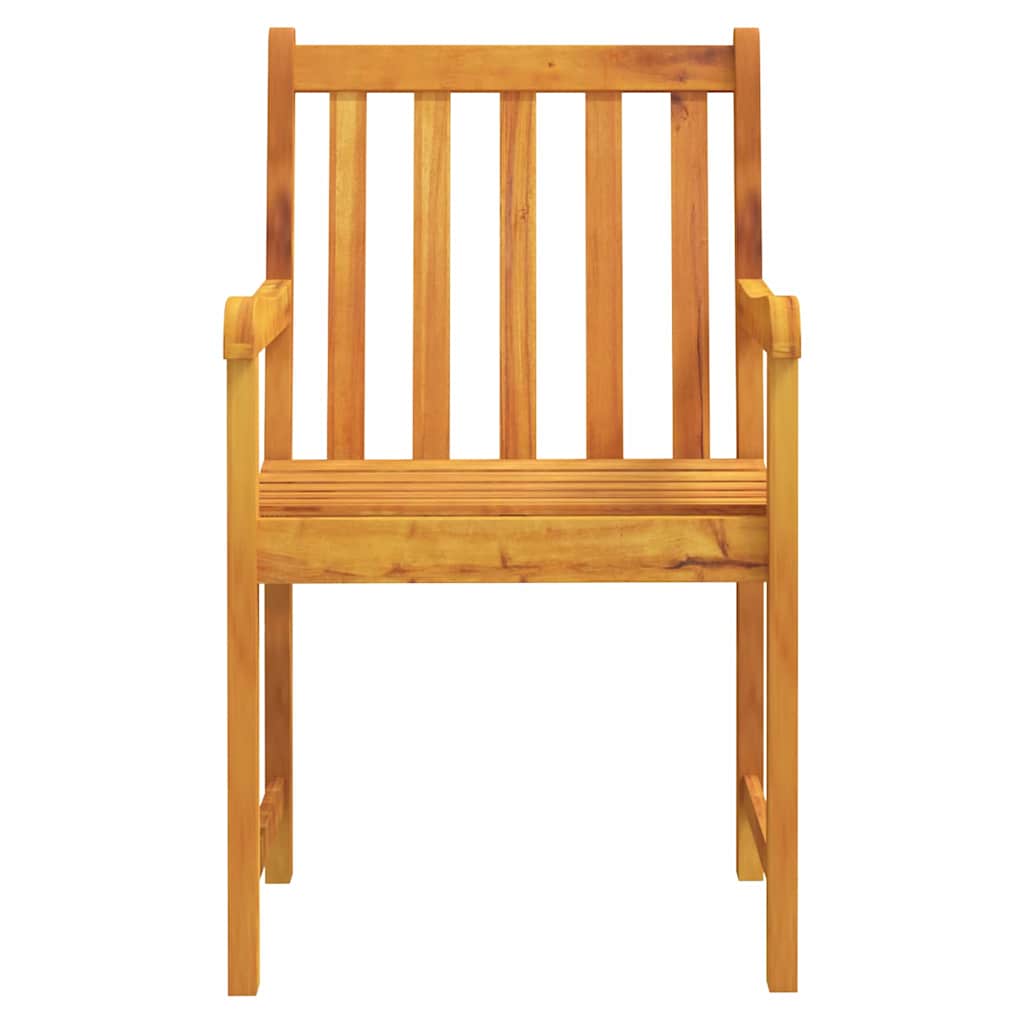 Garden Dining Set 3 Pcs Brown Solid Acacia Wood