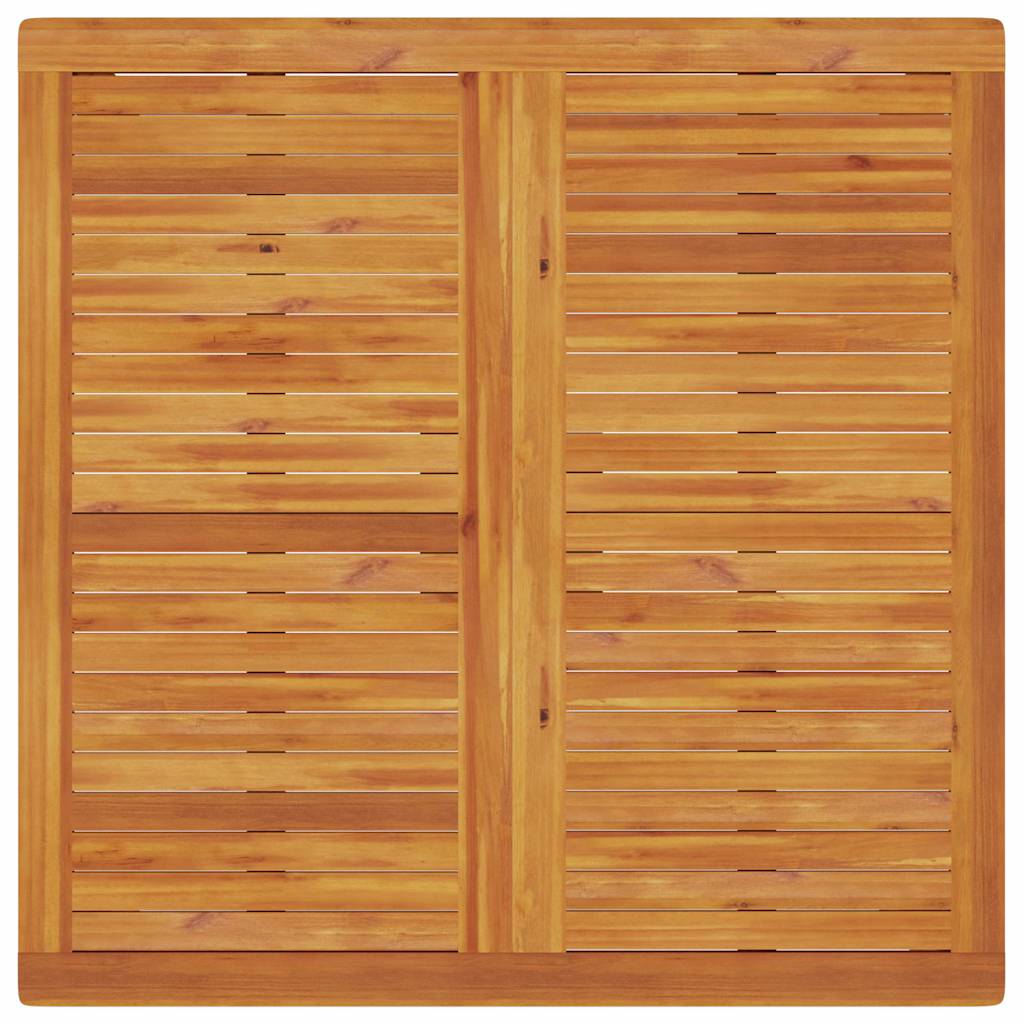 Garden Dining Set 3 Pcs Brown Solid Acacia Wood