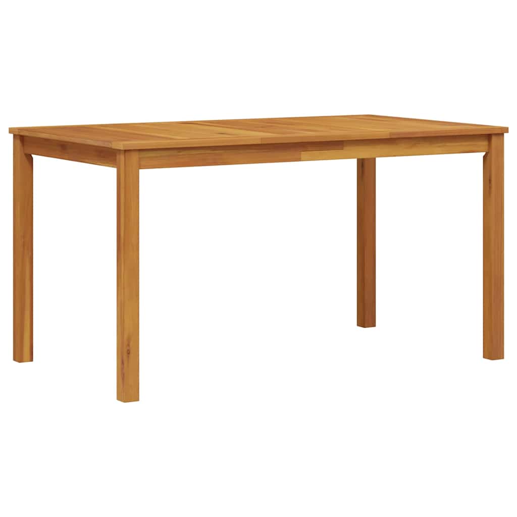Garden Dining Set 5 Pcs Brown Solid Acacia Wood
