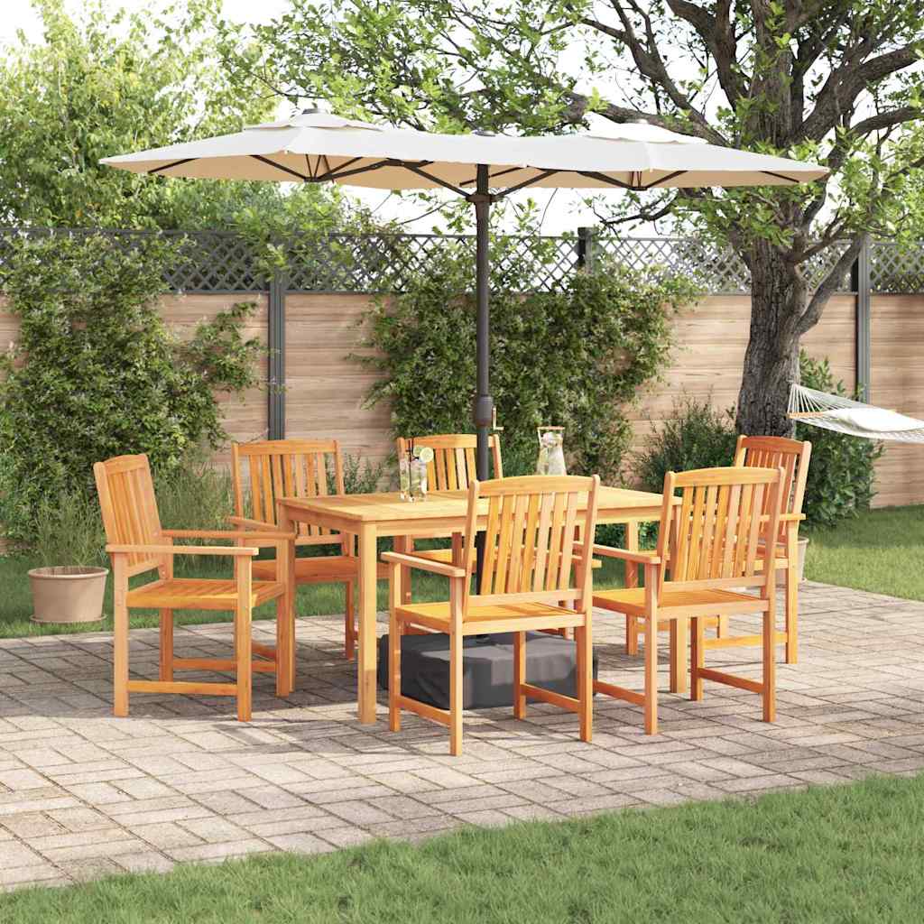 5 Piece Outdoor Dining Set Solid Acacia Wood