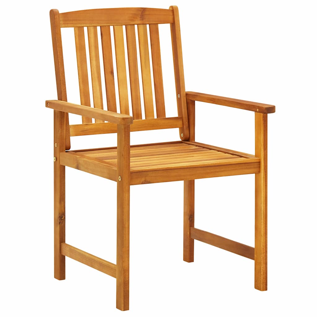 Garden Dining Set 3 Pcs Brown Solid Acacia Wood