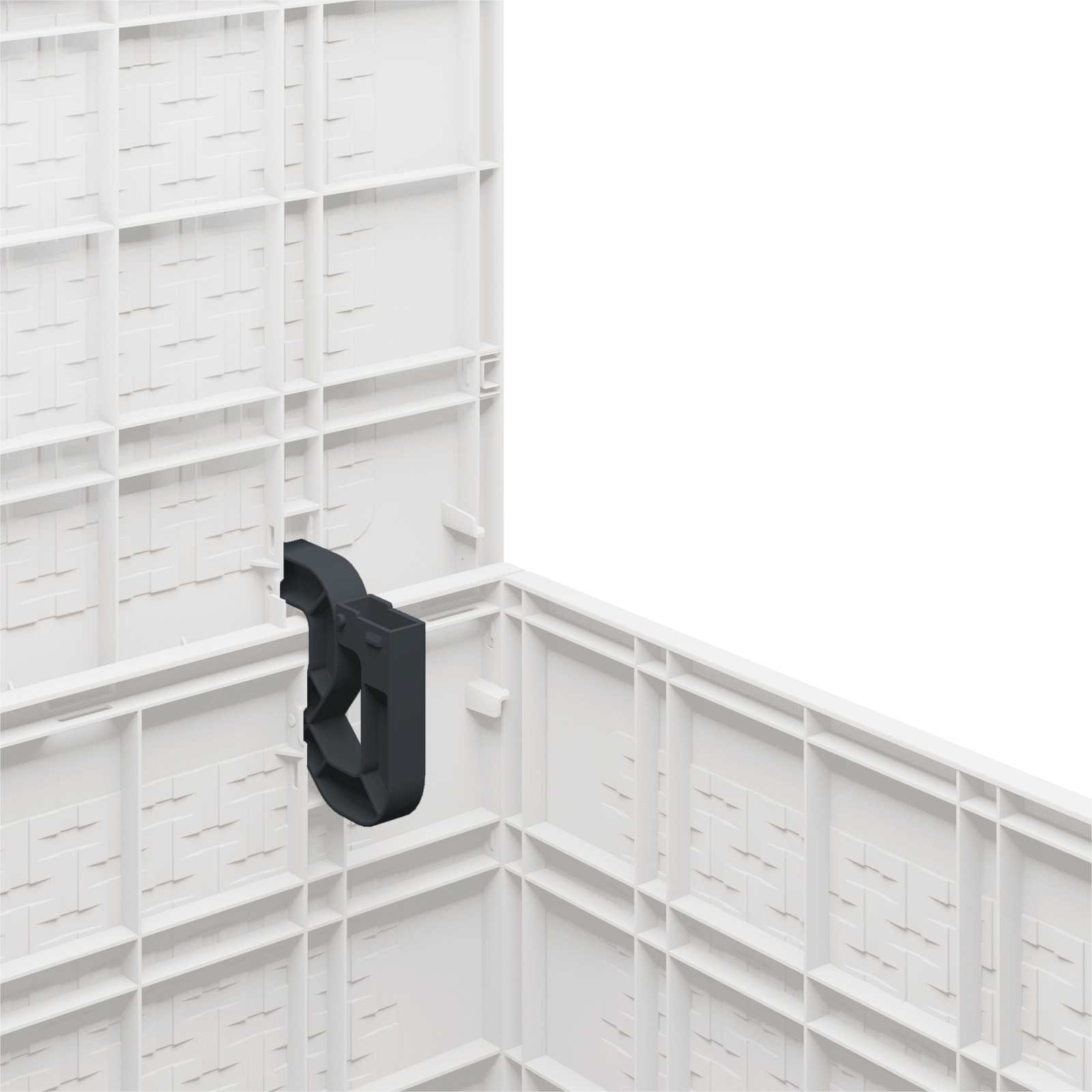 Storage Box With Storage 55 X 53 X 57 Cm Polypropylene
