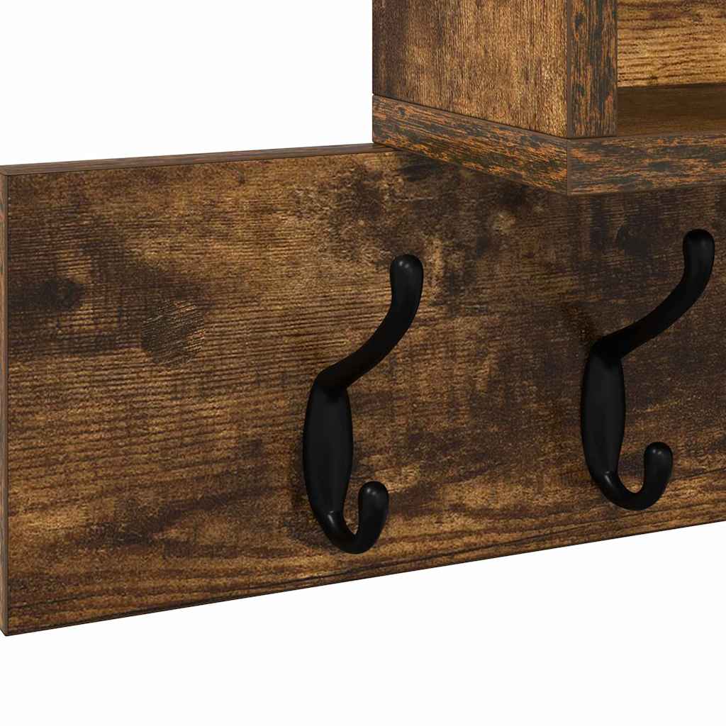 Wall-Mounted Coat Rack With Shelf 100 X 12 X 43.5 Cm