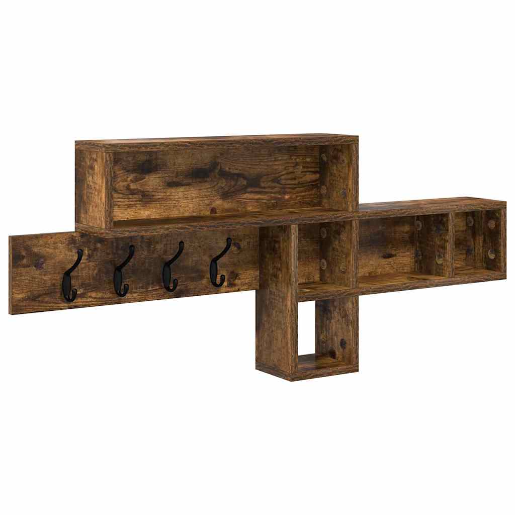 Wall-Mounted Coat Rack With Shelf 100 X 12 X 43.5 Cm