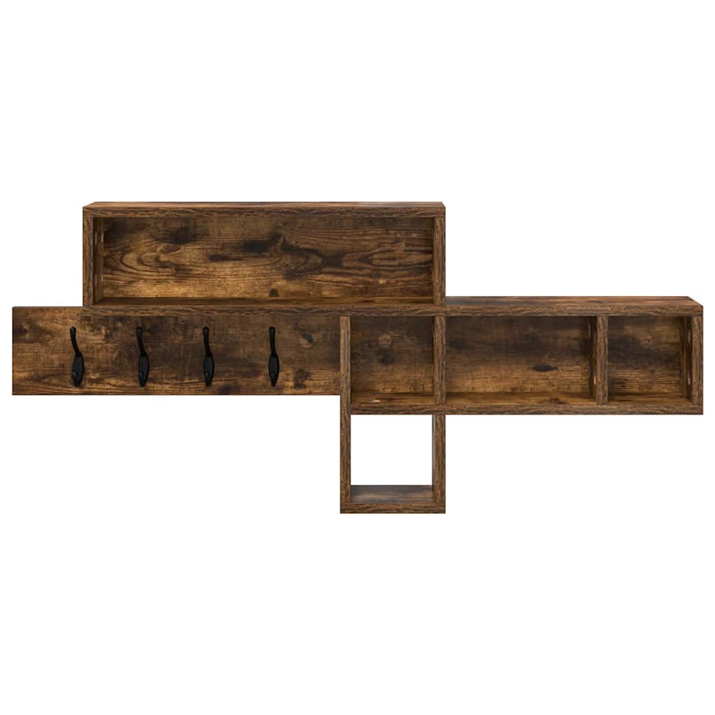 Wall-Mounted Coat Rack With Shelf 100 X 12 X 43.5 Cm