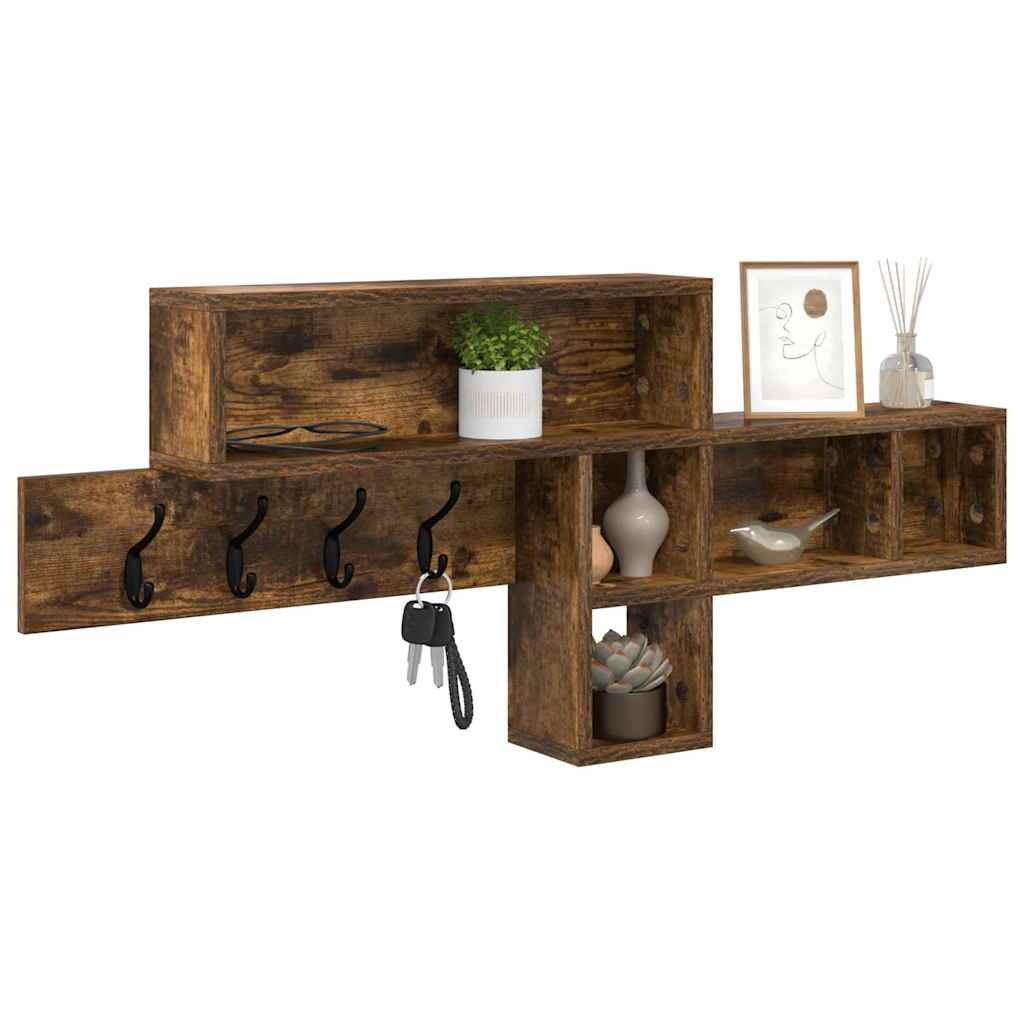 Wall-Mounted Coat Rack With Shelf 100 X 12 X 43.5 Cm
