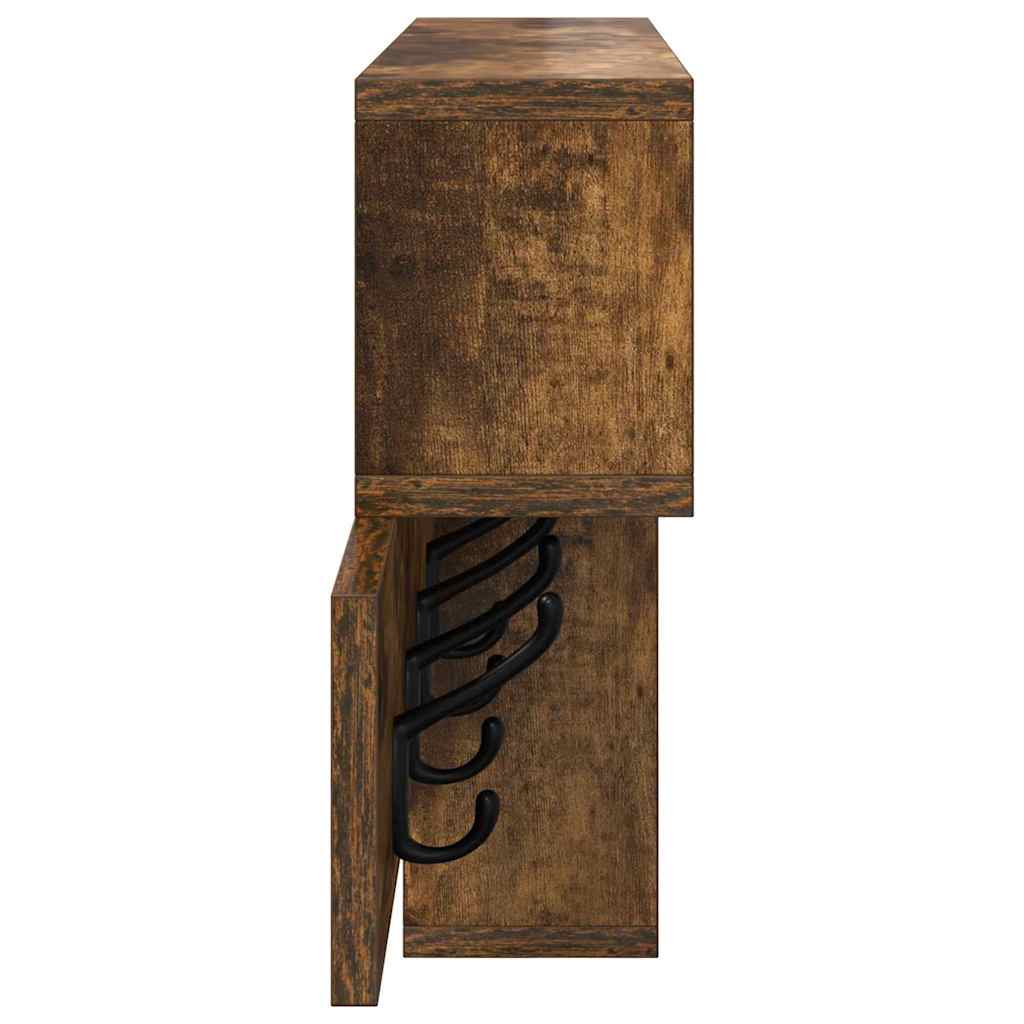 Wall-Mounted Coat Rack With Shelf 100 X 12 X 43.5 Cm