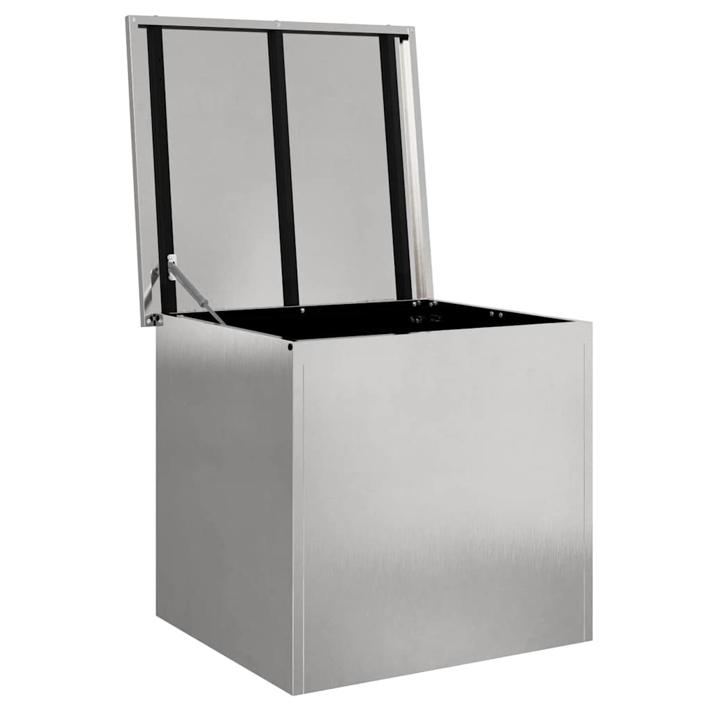 Outdoor Storage Box Silver Steel