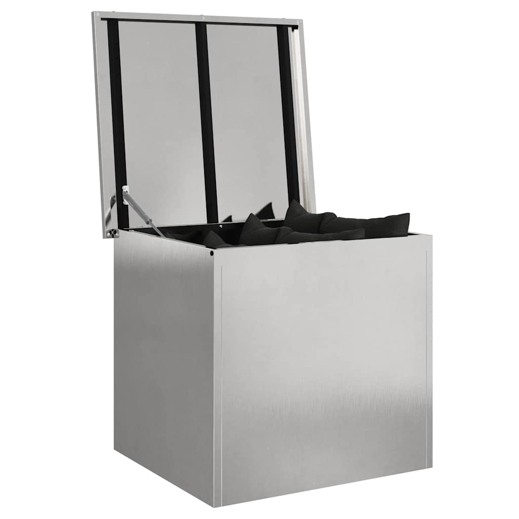 Outdoor Storage Box Silver Steel