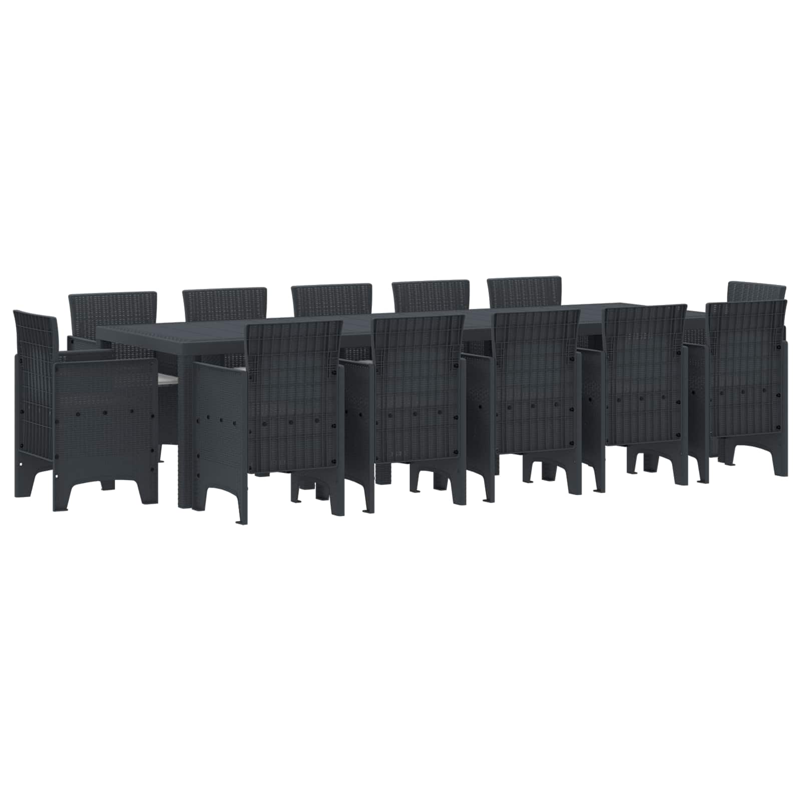 Garden Dining Set With Cushion 11 Pcs And