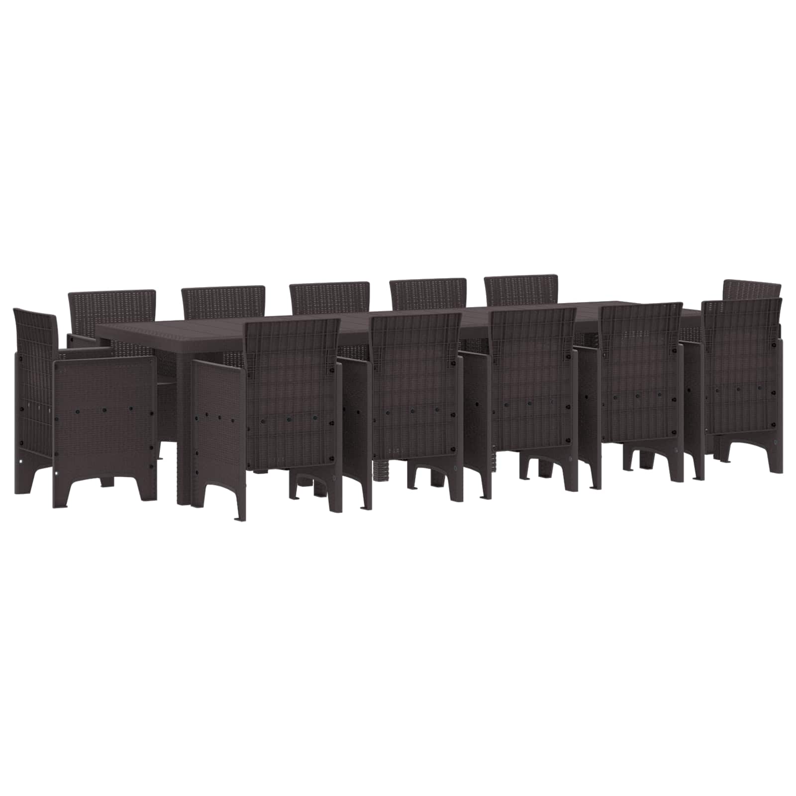 Garden Dining Set With Cushion 11 Pcs And