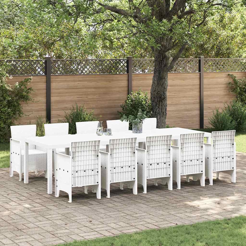 Garden Dining Set With Cushion 11 Pcs And