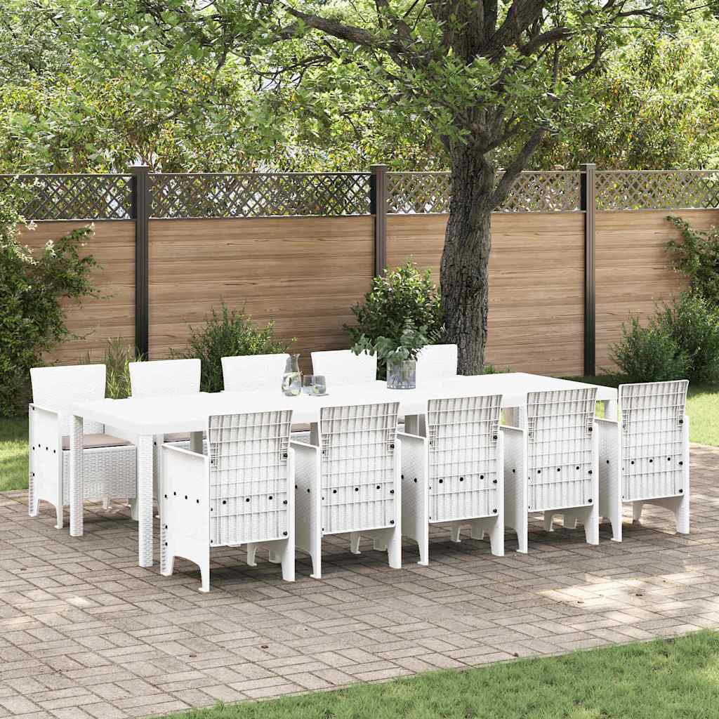 Garden Dining Set With Cushion 11 Pcs And