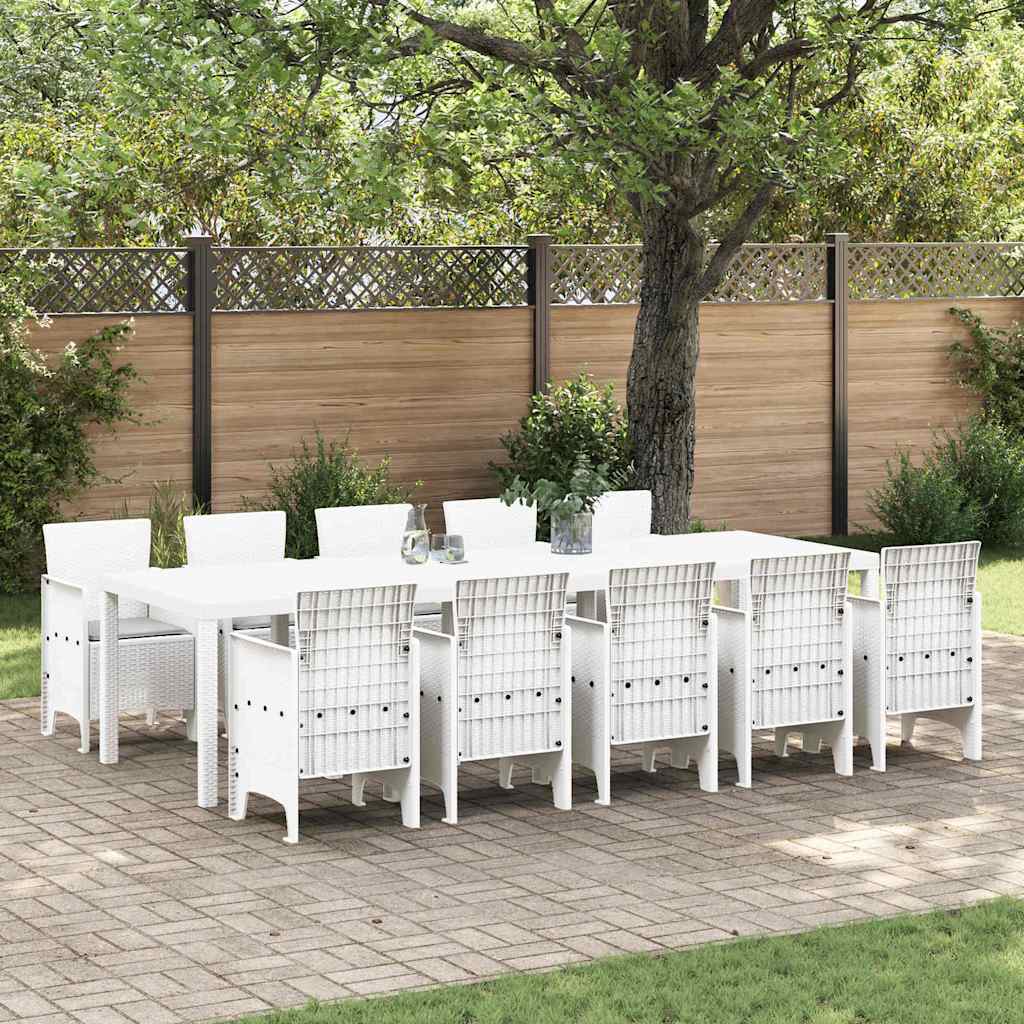 Garden Dining Set With Cushion 11 Pcs And
